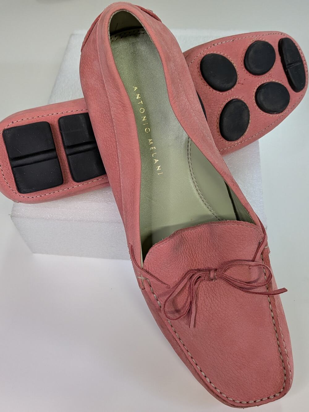 Coral Suede Driving Loafers - Women’s Size 10 M